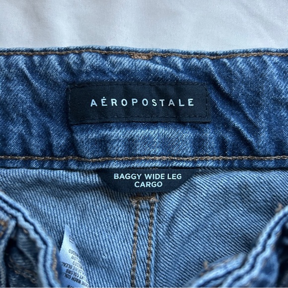 Aeropostale low rise baggy cargo jeans - Picture 5 of 9